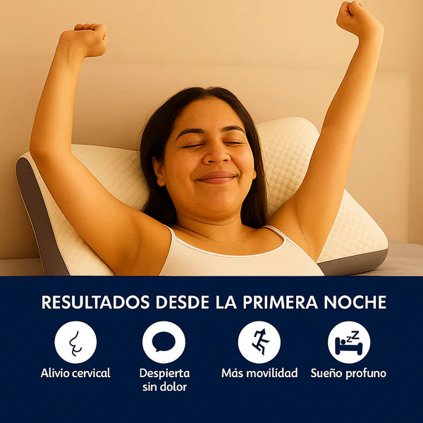 LIQUIDACIÓN DE STOCK 50 %OFF - Almohada Cervical SPA 3D - Aumentar la calidad del sueño