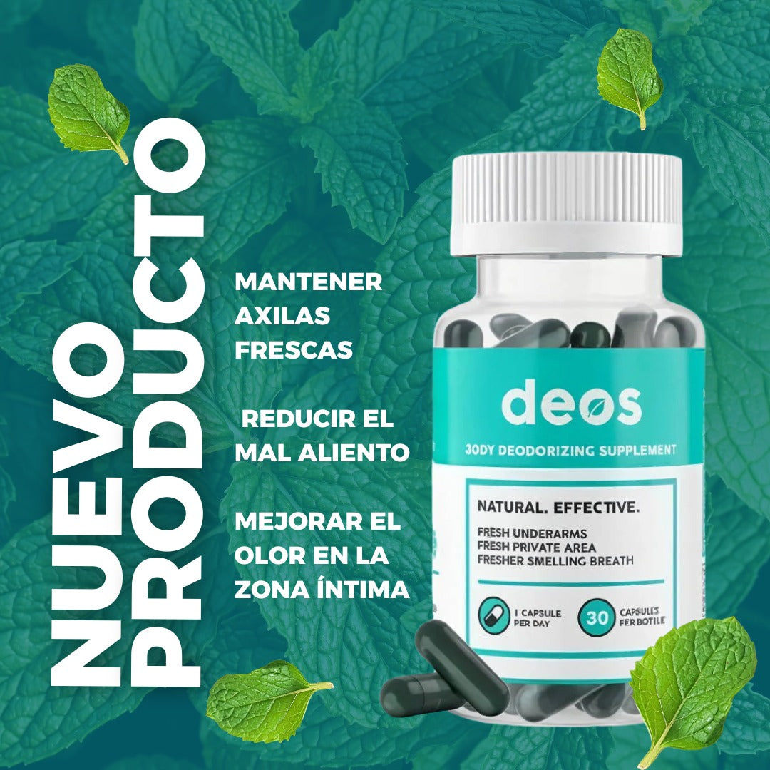 SUPER PROMO SOLO HOY 35% OFF - ACABE CON SU OLOR CON DEOS SUPLEMENTOS!