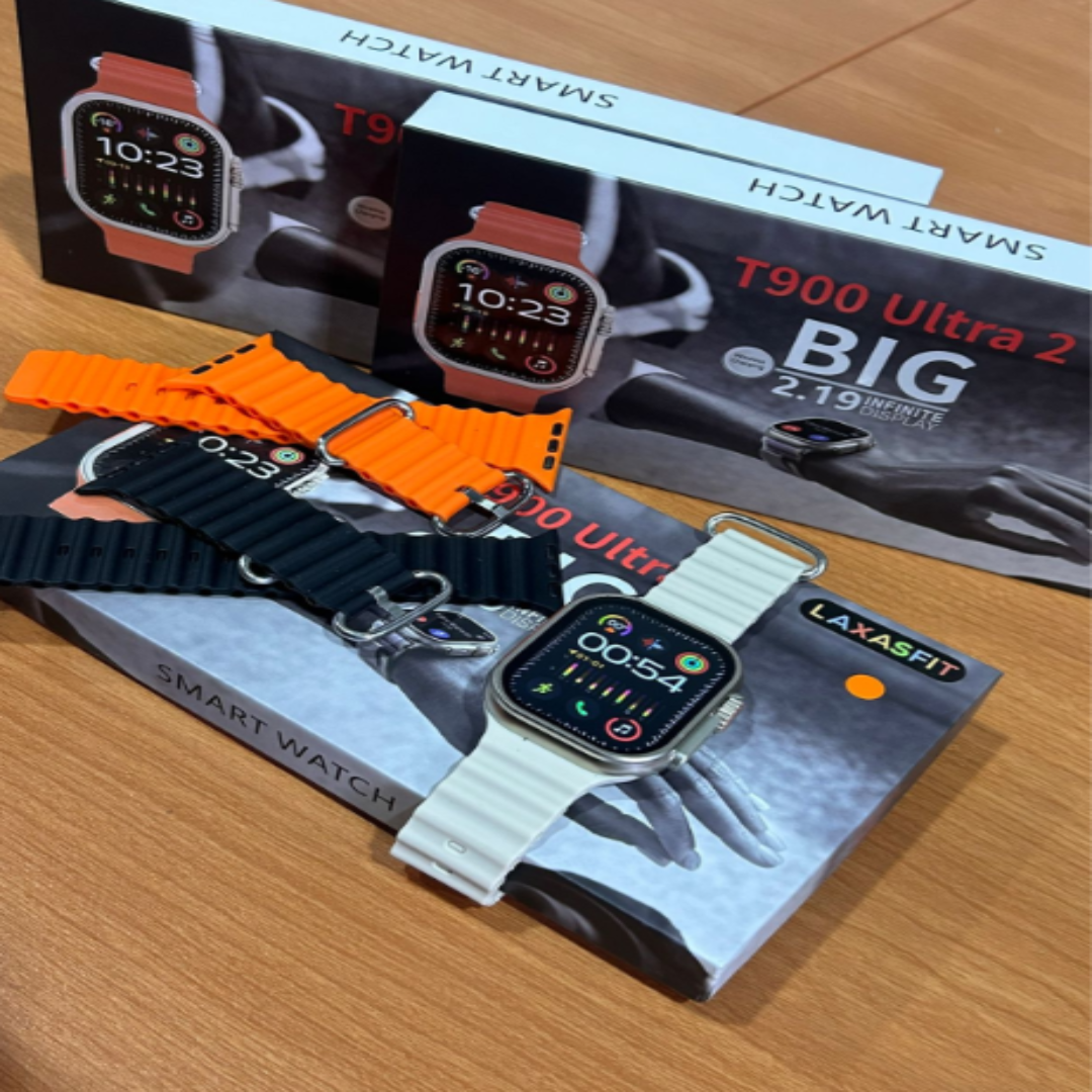 QUEMA DE EXISTENCIAS - Combo Reloj SmartWatch T900 + Audífonos M25 de REGALO