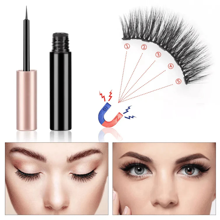 Pestañas PROBEAUTY™ Magneticas - LLÉVATE 1 delineador + 1 pinza en Plastico DE REGALO