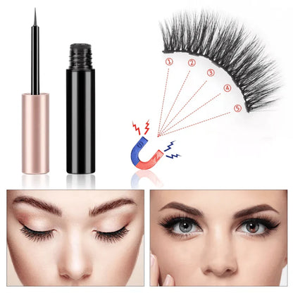 Pestañas PROBEAUTY™ Magneticas - LLÉVATE 1 delineador + 1 pinza en Plastico DE REGALO