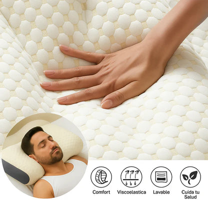 LIQUIDACIÓN DE STOCK 50 %OFF - Almohada Cervical SPA 3D -  Aumentar la calidad del sueño