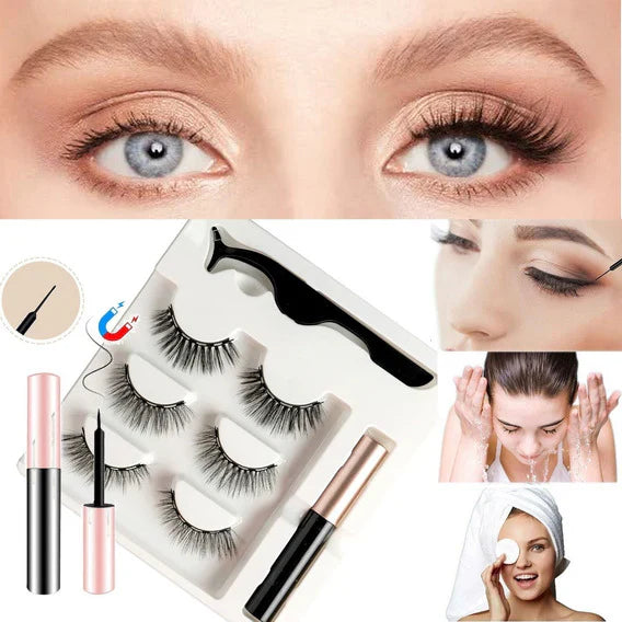 Pestañas PROBEAUTY™ Magneticas - LLÉVATE 1 delineador + 1 pinza en Plastico DE REGALO