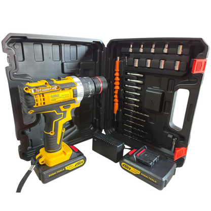 Taladro Atornillador Inalambrico - SUPER OFERTA QUEIMA DE EXISTÊNCIAS LLÉVATE 2 BATERIAS + MALETÍN