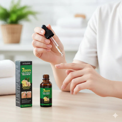 Aceite de Jengibre PREMIUM para las uñas - ¡EL ÚNICO QUE LO SOLUCIONA EN 7 DÍAS!