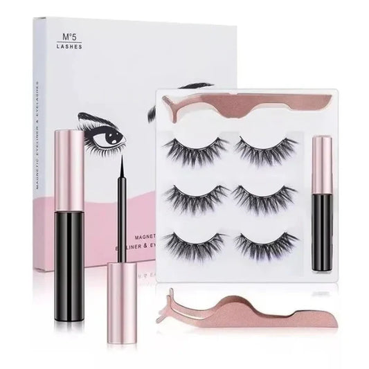Pestañas PROBEAUTY™ Magneticas - LLÉVATE 1 delineador + 1 pinza en Plastico DE REGALO