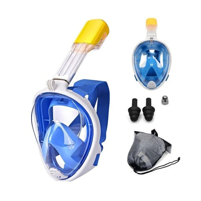 Mascara Snorkel AQUAPRO™ CON SOPORTE GO PRO - LLÉVATE DE REGALO 2 TAPONES PARA LOS OÍDOS