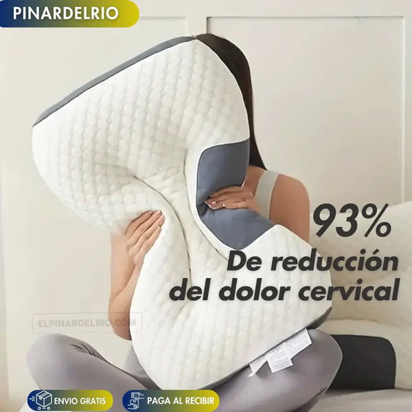 LIQUIDACIÓN DE STOCK 50 %OFF - Almohada Cervical SPA 3D -  Aumentar la calidad del sueño
