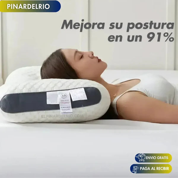 LIQUIDACIÓN DE STOCK 50 %OFF - Almohada Cervical SPA 3D -  Aumentar la calidad del sueño